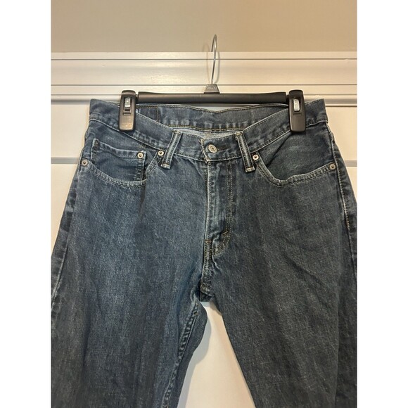 Levi’s 514 Jeans Mens 32x34 Regular Straight 100% Cotton Medium Wash Blue Denim - Picture 2 of 5